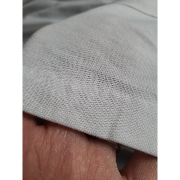 Vintage Hawaiian Flavor Cover Up T Shirt Dress White Floral New With Tags - Picture 10 of 11